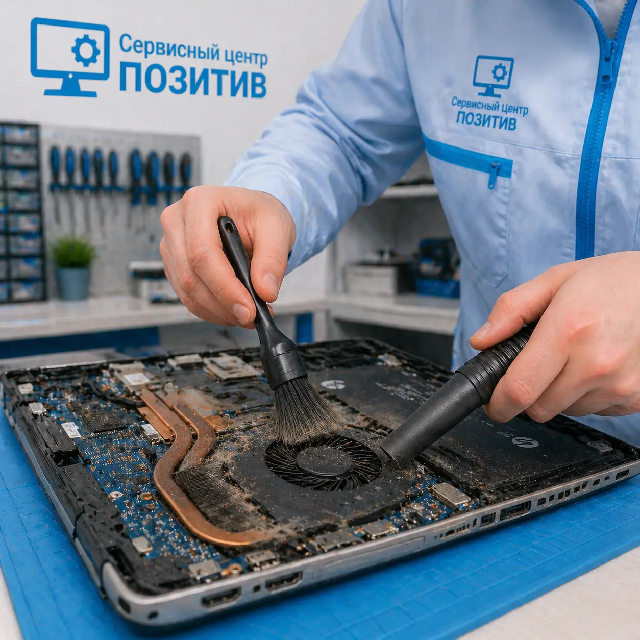 чистка ноутбука HP в Краснознаменске