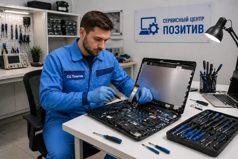 Замена шлейфа матрицы ноутбука в Краснознаменске