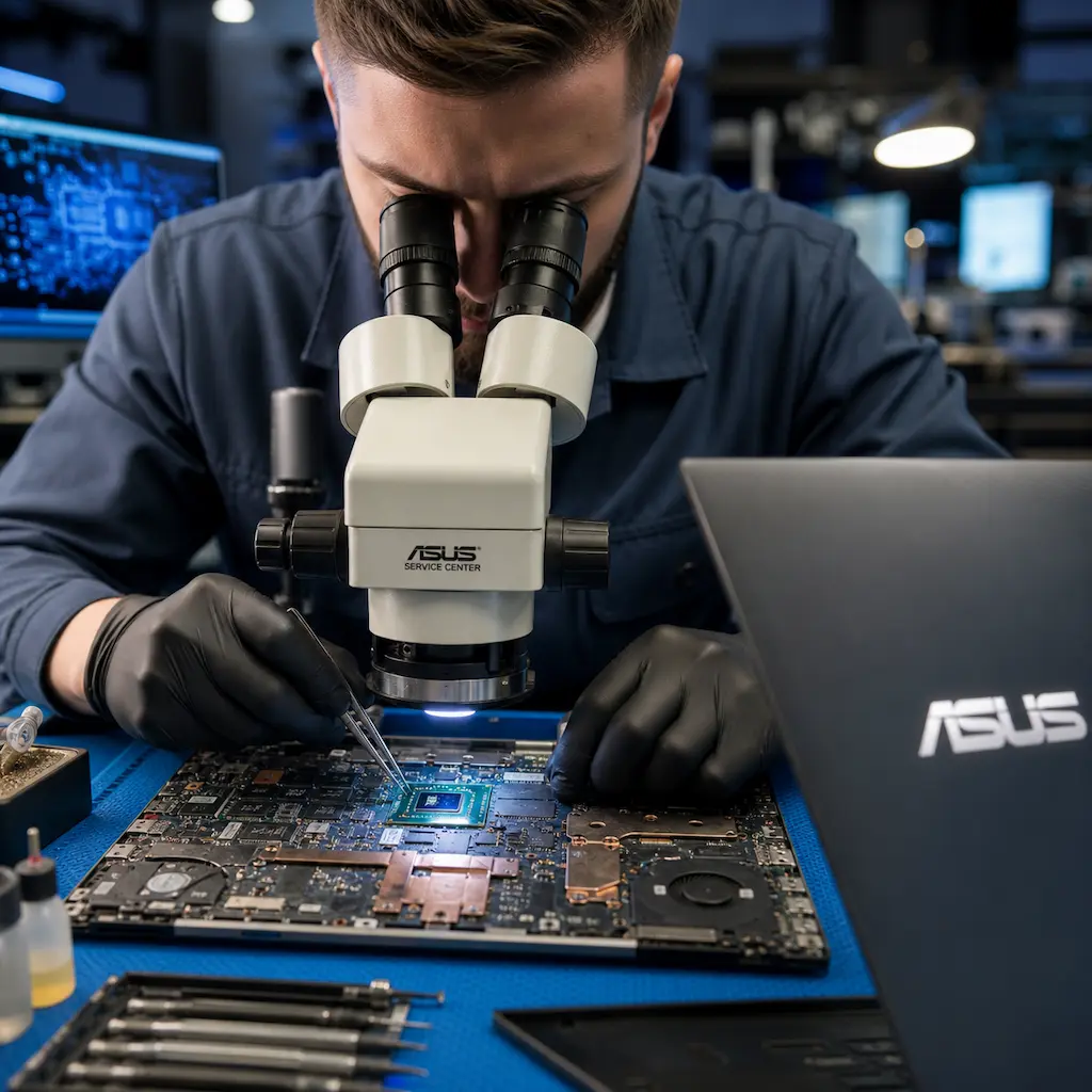 Замена видеокарты ноутбука Asus в Краснознаменске