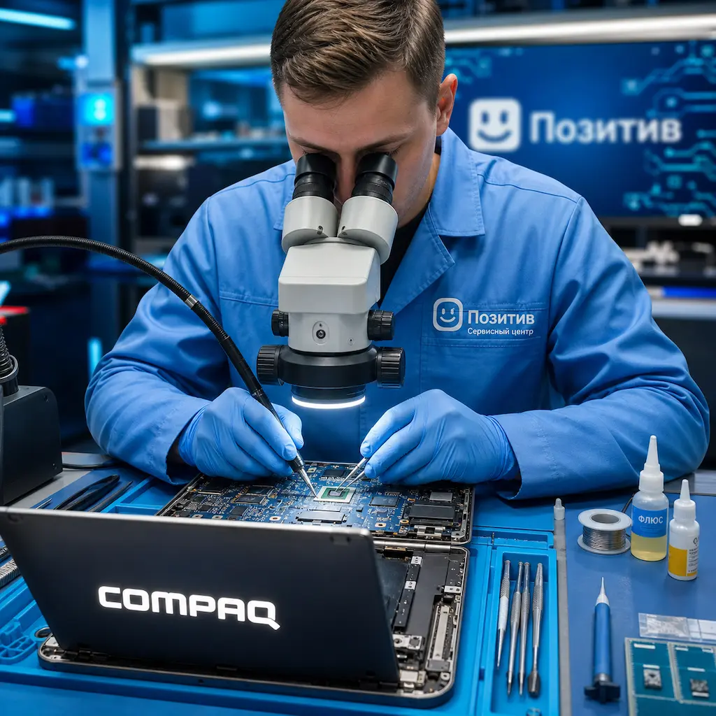 Замена видеокарты ноутбука Compaq в Краснознаменске