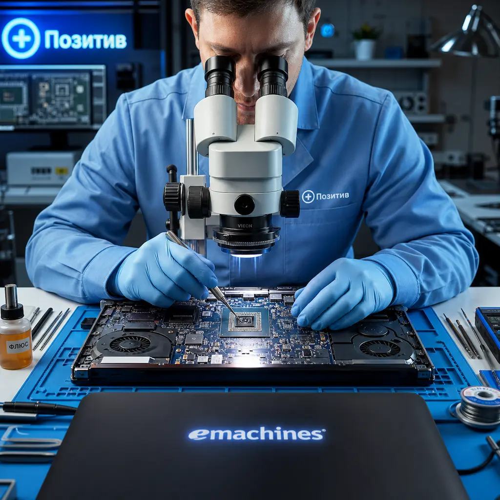Замена видеокарты ноутбука Emachines в Краснознаменске