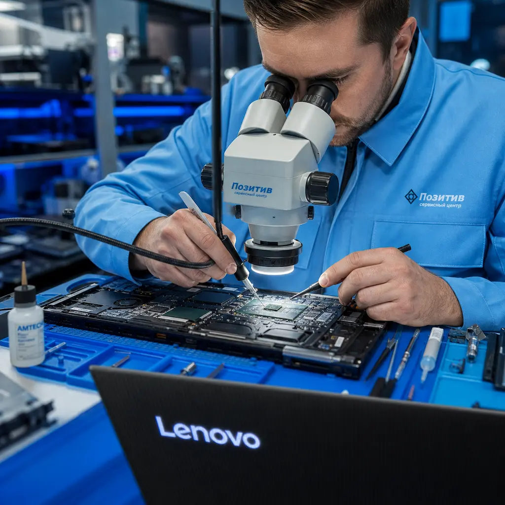 Замена видеокарты ноутбука Lenovo в Краснознаменске