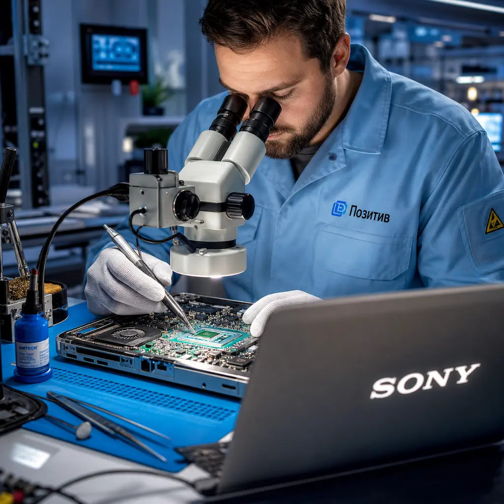 Замена видеокарты ноутбука Sony в Краснознаменске