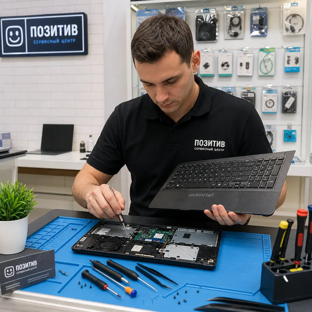 заменить клавиатуру на ноутбуке Packard Bell в Краснознаменске