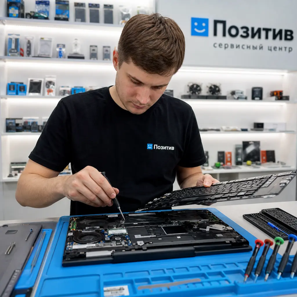 заменить клавиатуру на ноутбуке Samsung в Краснознаменске