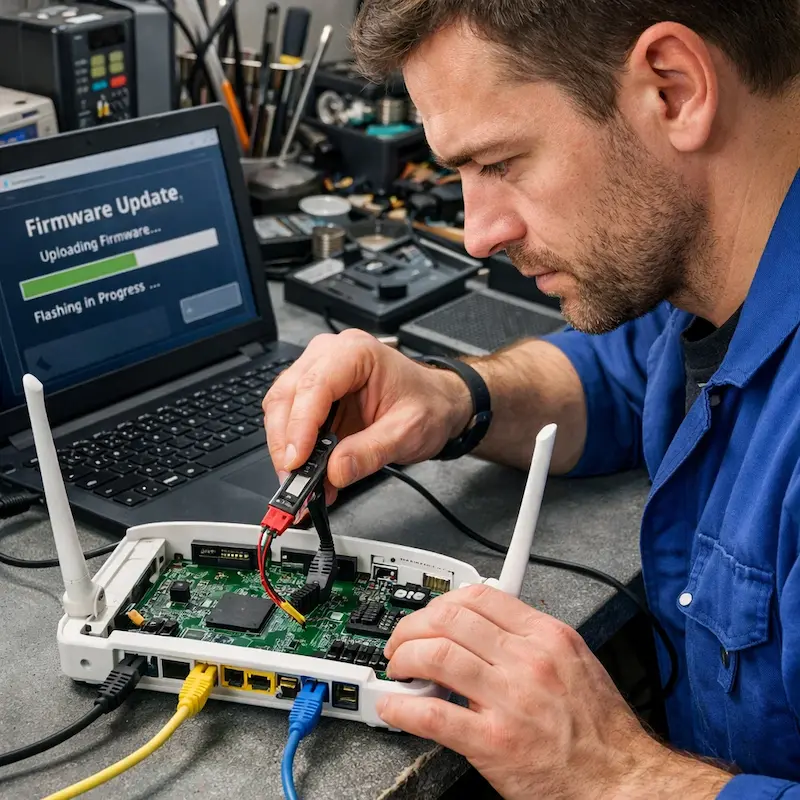 Обновление прошивки роутера в Краснознаменске