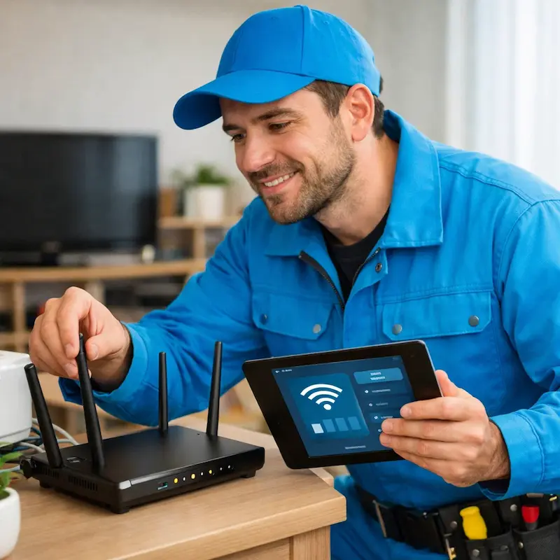 Настройка Wi-Fi для квартиры, дома и офиса в Краснознаменске