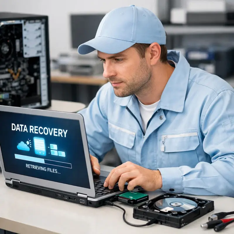 Восстановление данных и файлов в Краснознаменске