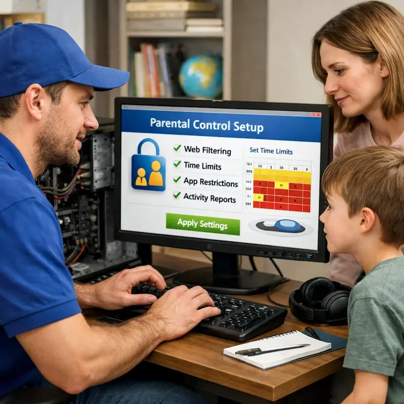 установка родительского контроля в Краснознаменске