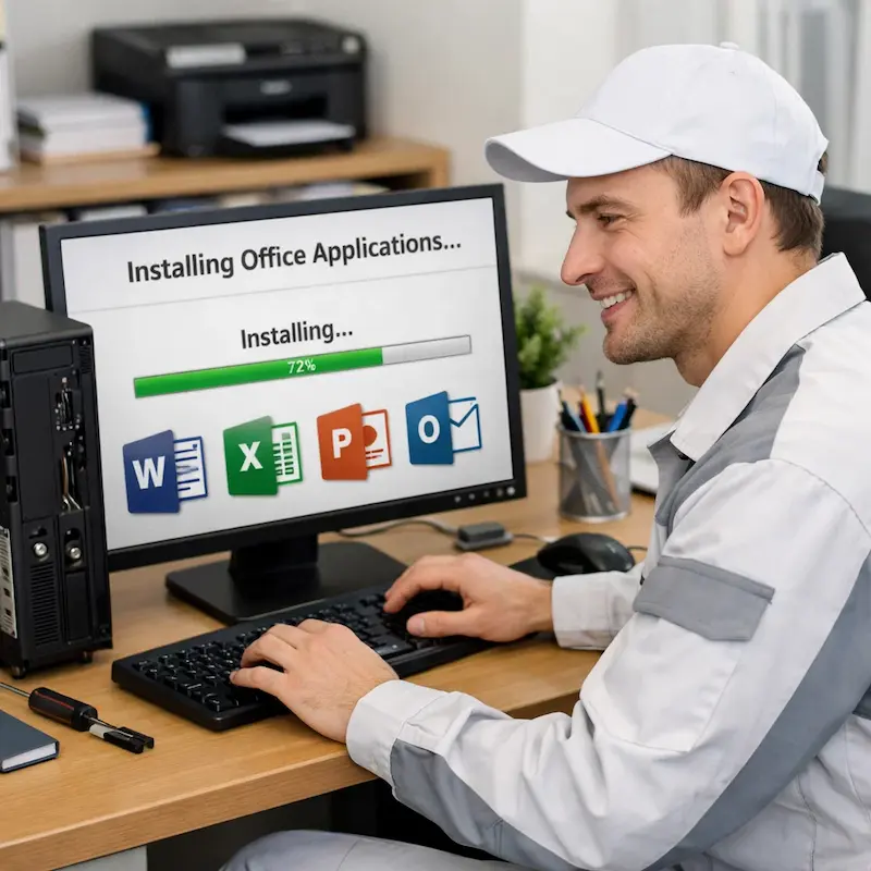 Установка и настройка программ на компьютере в Краснознаменске