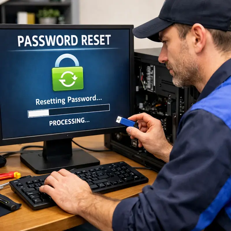 Удаление пароля на компьютере в Краснознаменске